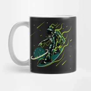 Space surfer astronaut Mug